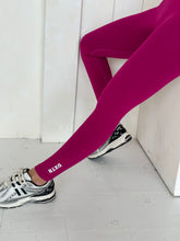 Load image into Gallery viewer, cherry glaze scrunch bum leggings
